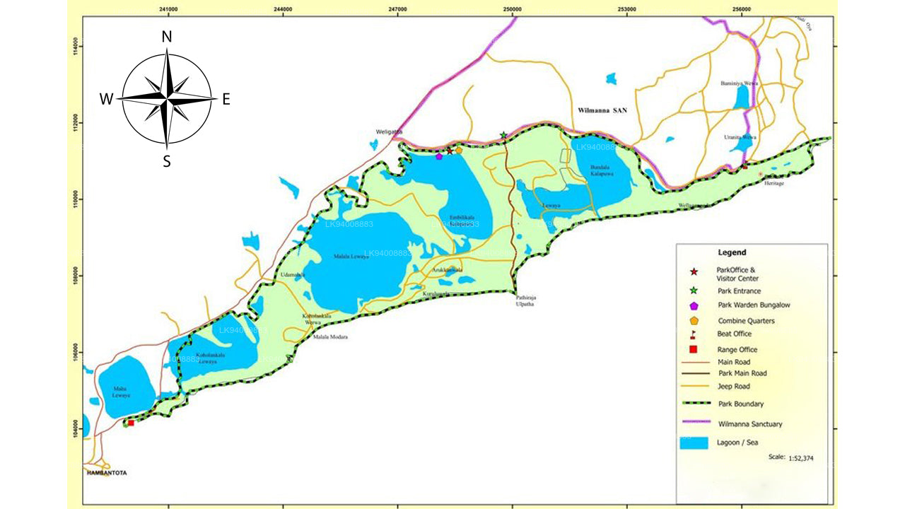 Inträdesbiljetter till Bundala National Park