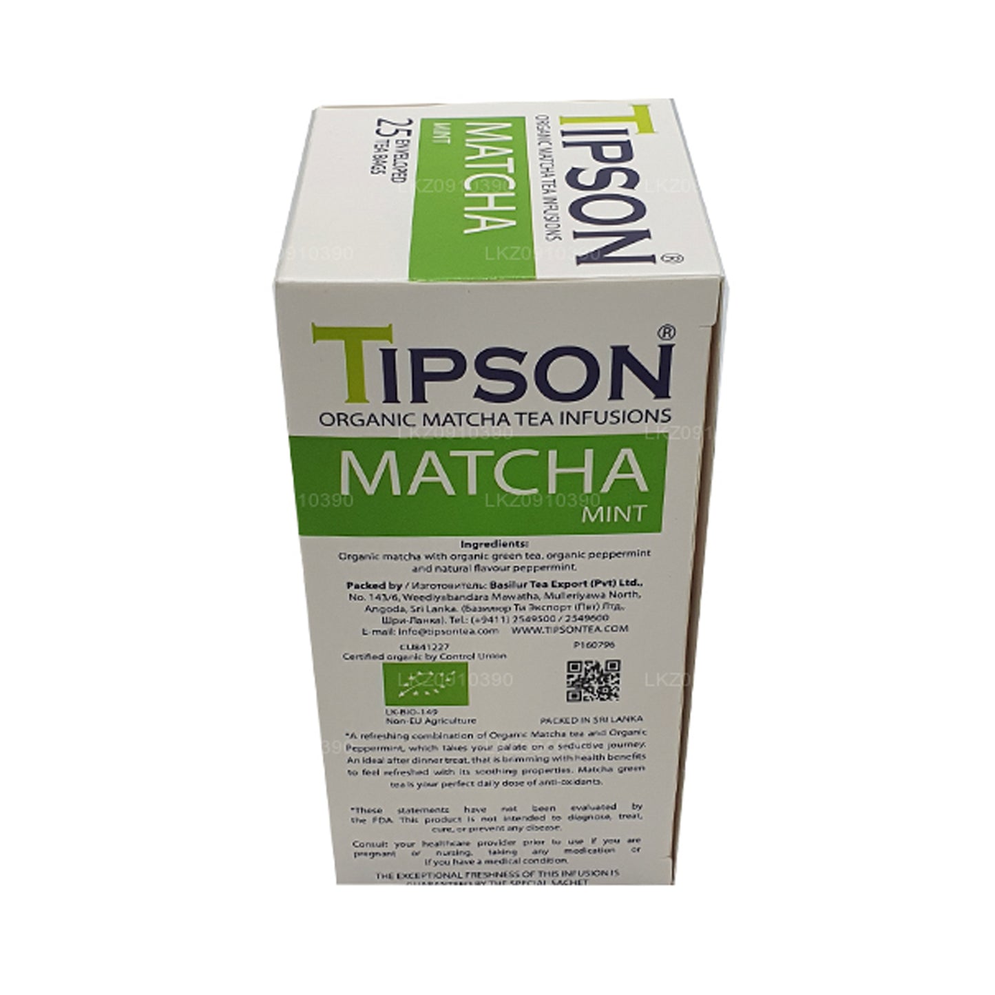 Tipson Te Ekologisk Matcha och Mint (37,5 g)