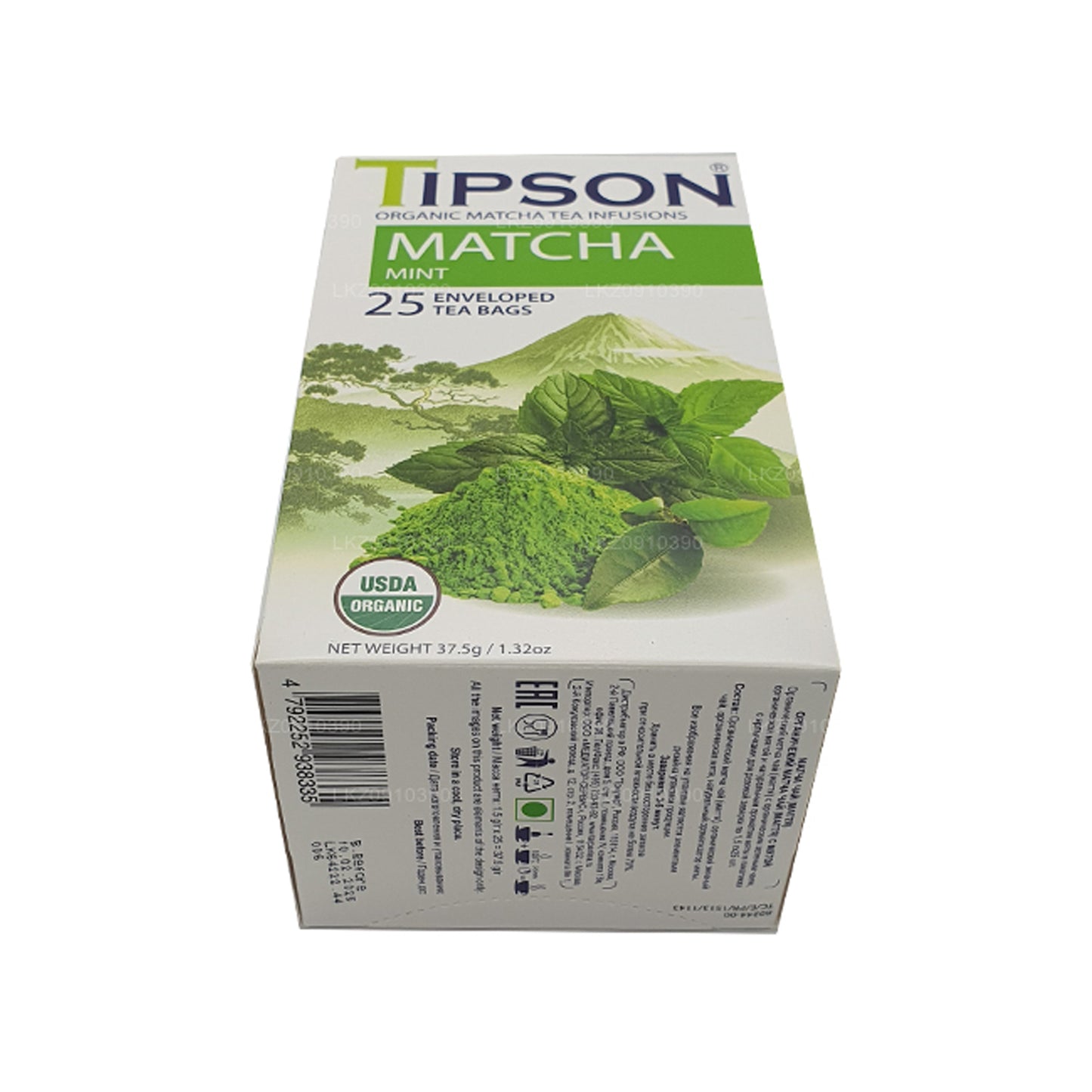 Tipson Te Ekologisk Matcha och Mint (37,5 g)