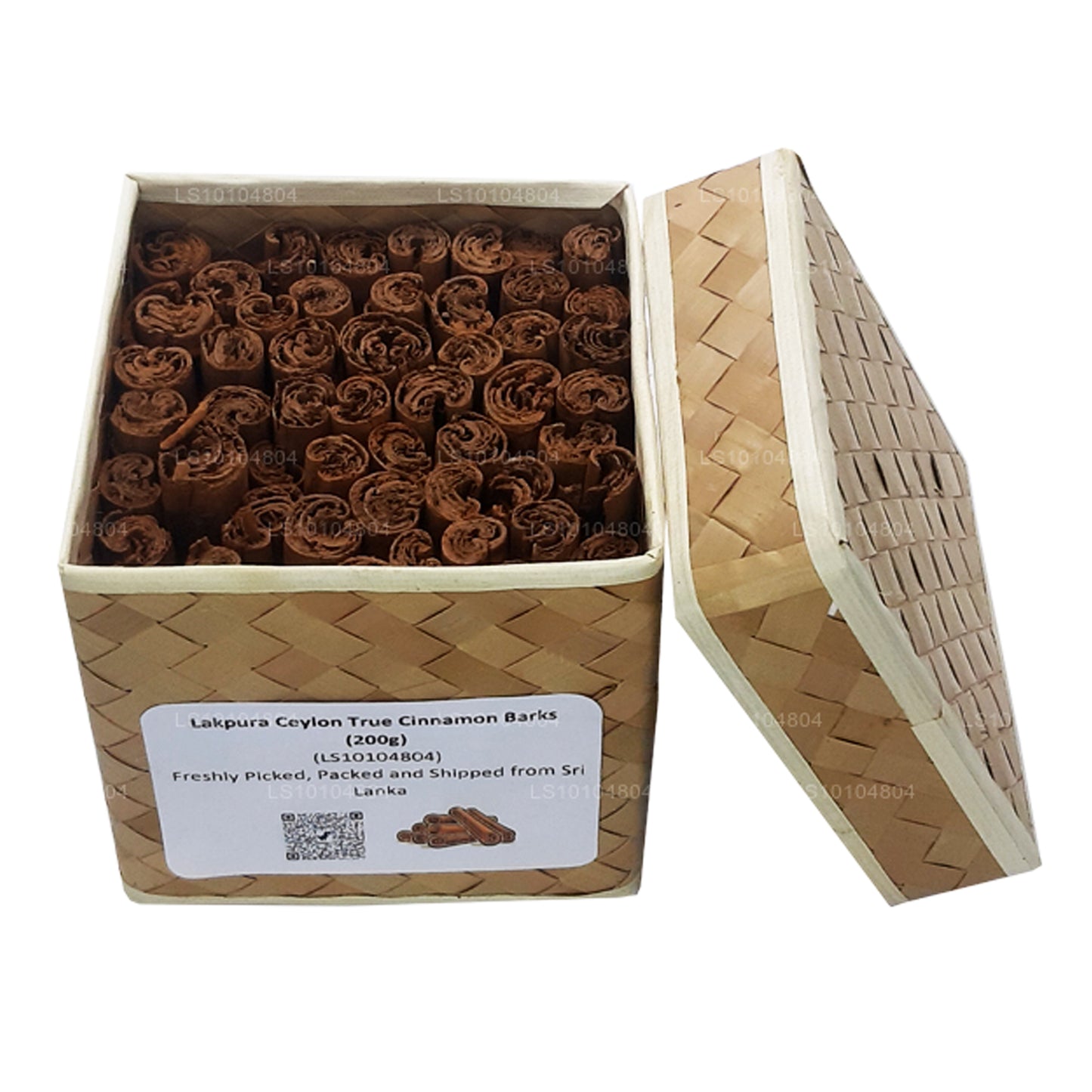 Lakpura Organic Ceylon True Cinnamon Barks (200 g) Låda