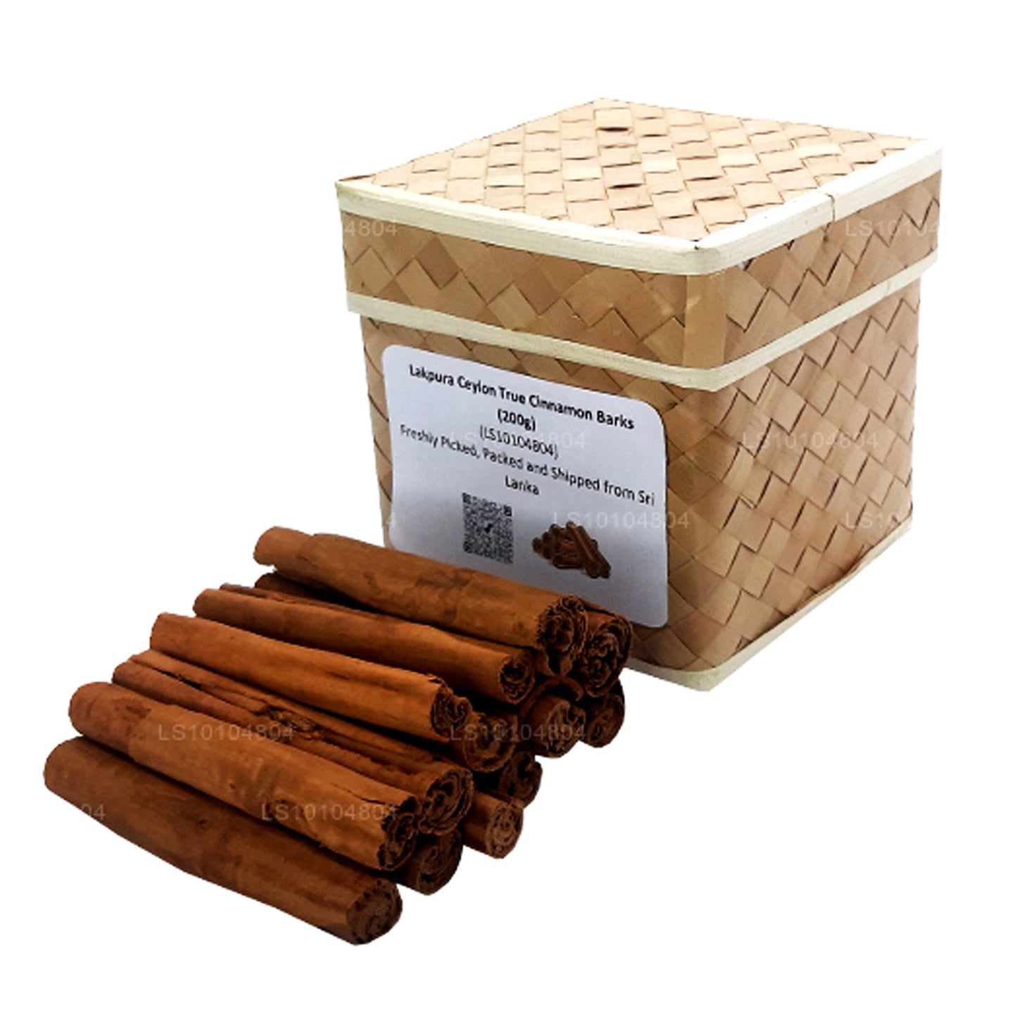 Lakpura Organic Ceylon True Cinnamon Barks (200 g) Låda