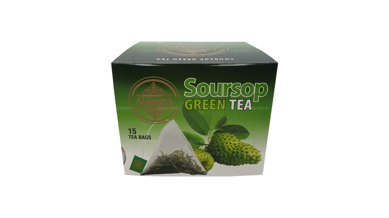 Mlesna Soursop grönt te (30g) 15 tepåsar