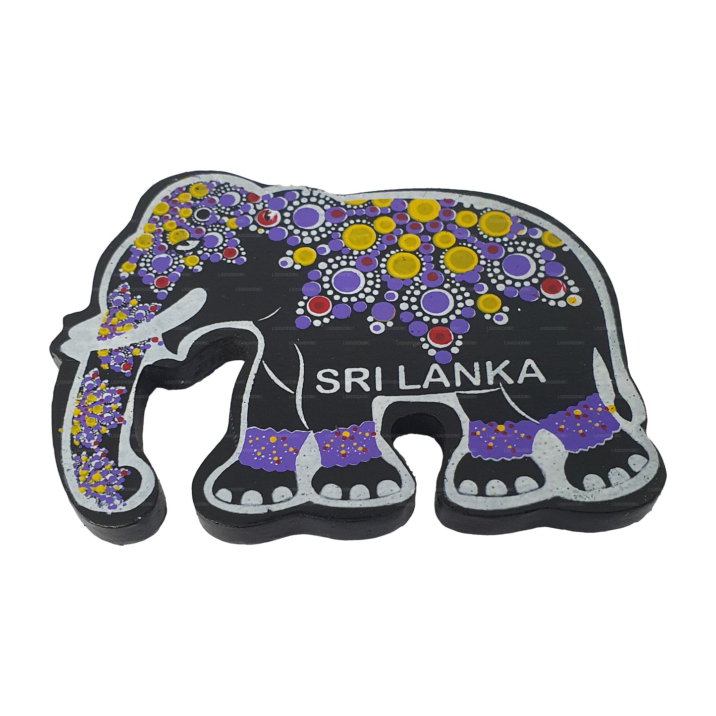 Sri Lanka Traditionell Kandy Elephant Kylmagnet