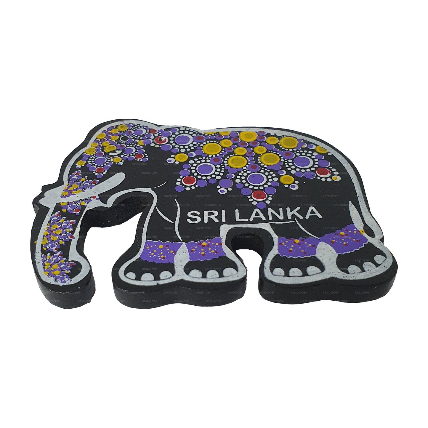 Sri Lanka Traditionell Kandy Elephant Kylmagnet