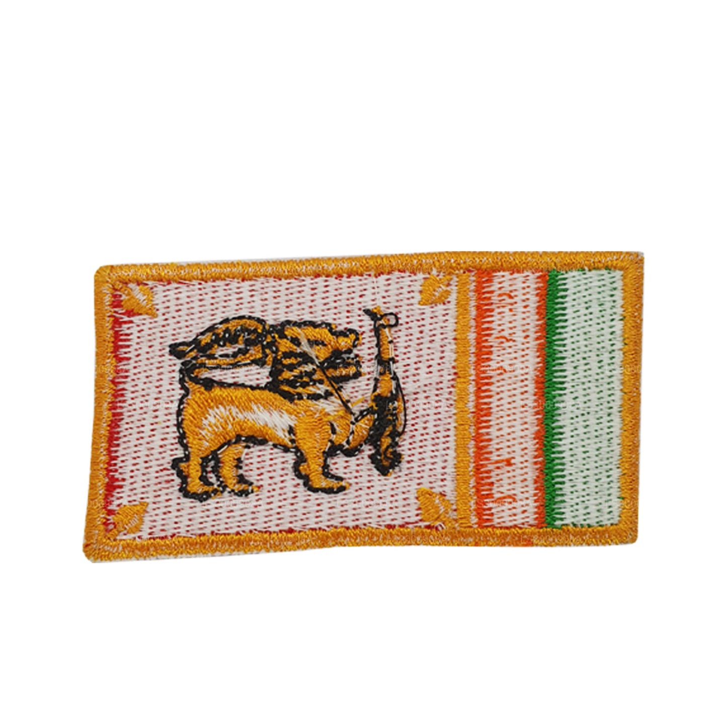 Sri Lankan National Flag Fabric Badge (Design A)