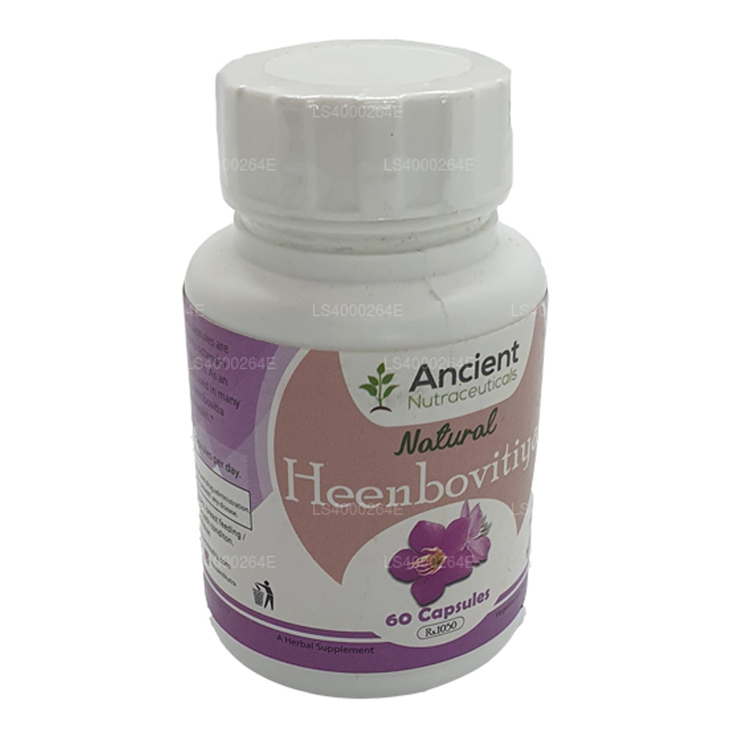 Forntida Nutraceuticals Organic Heen Bovitiya (60 g x 650 mg Veg kapslar)