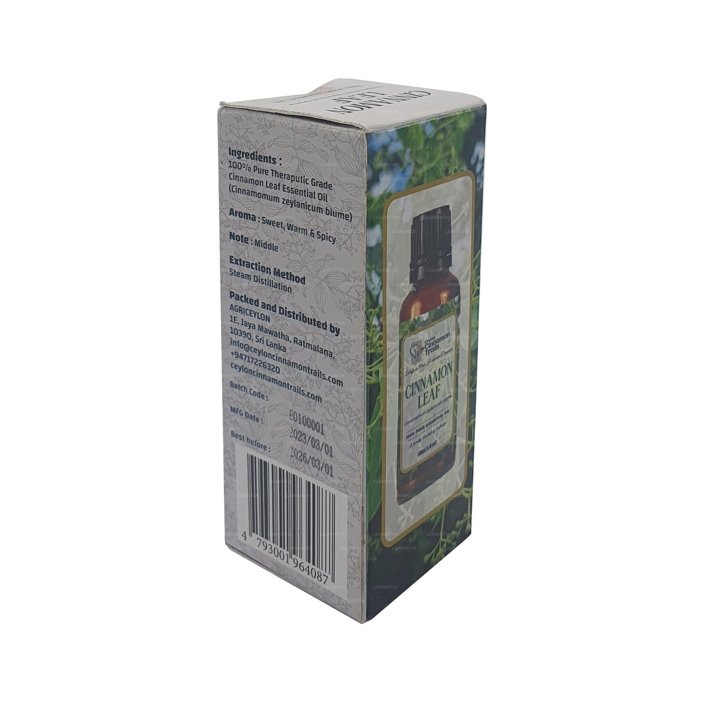 Ceylon Cinnamon Trails Essentiell olja med kanelblad (10ml)