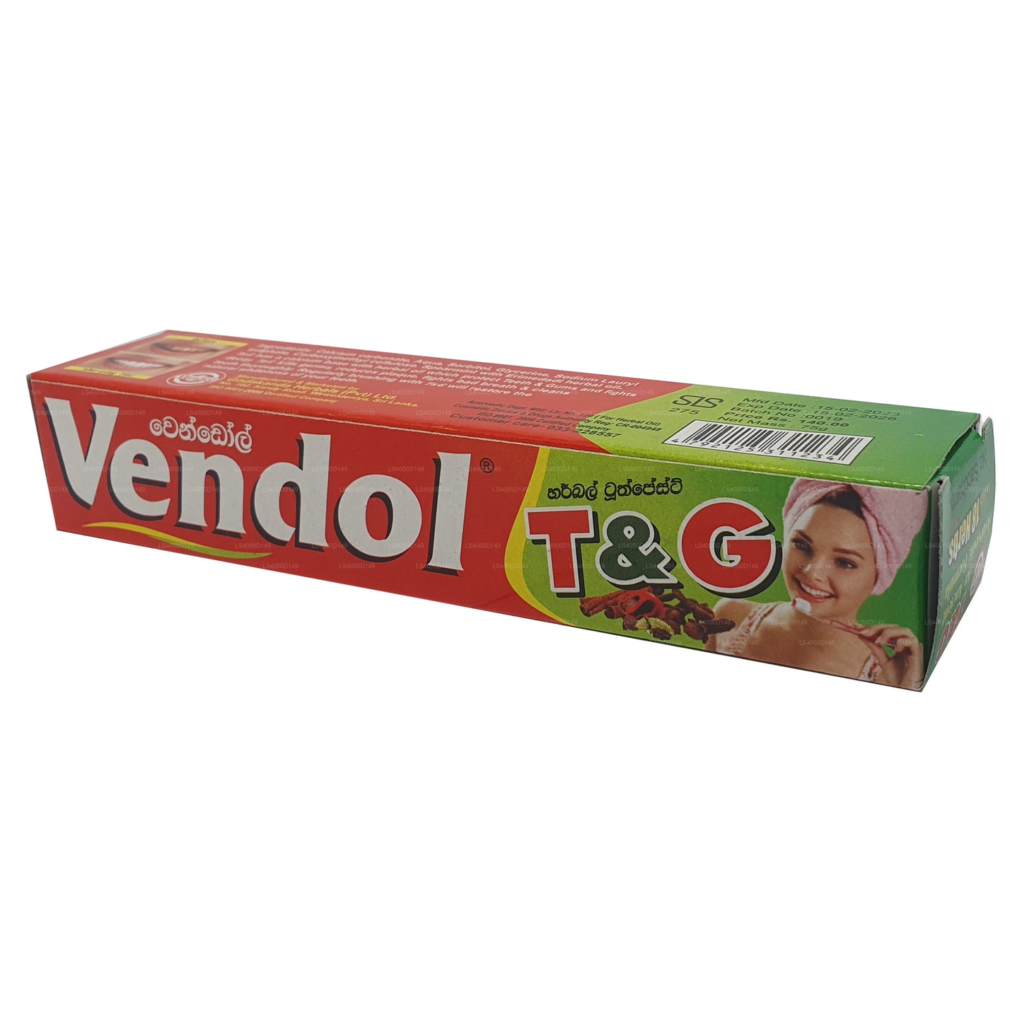 Vendol T och G Tandfast (135 g)