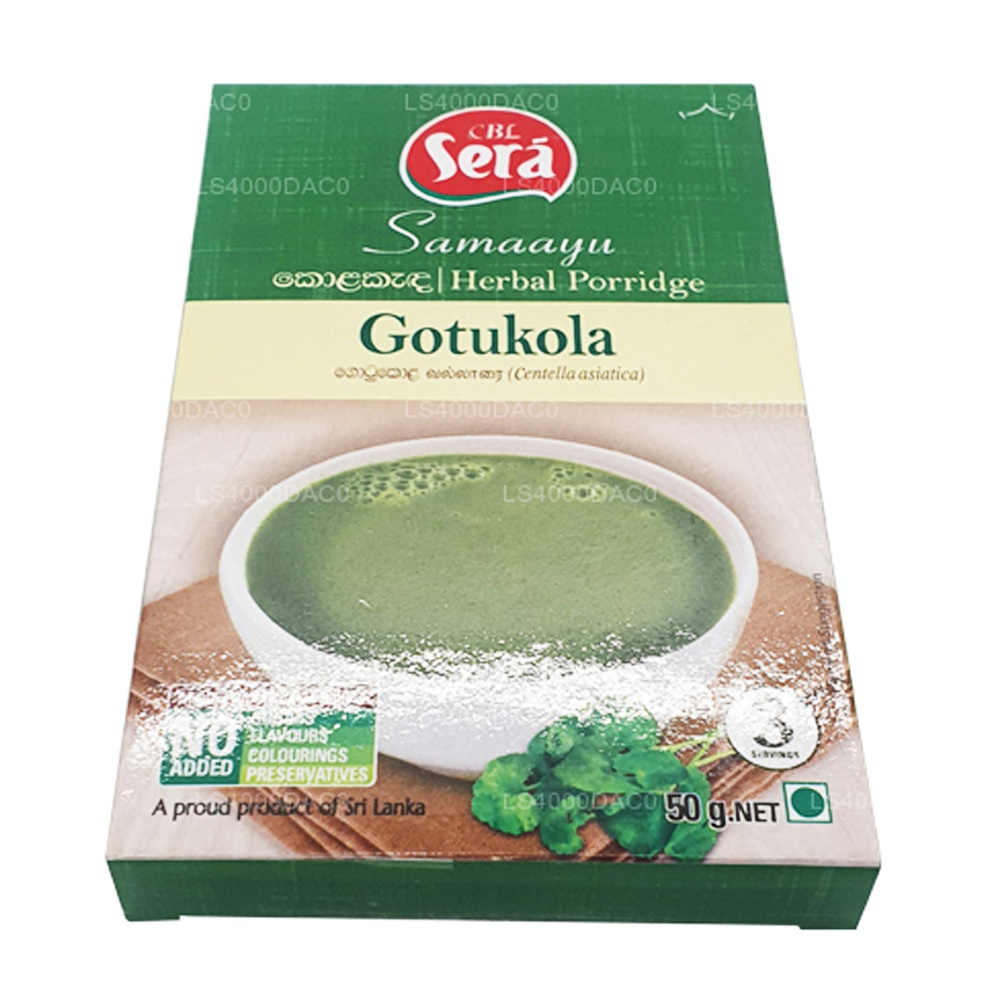 Sera Gotukola örtgröt (50g)