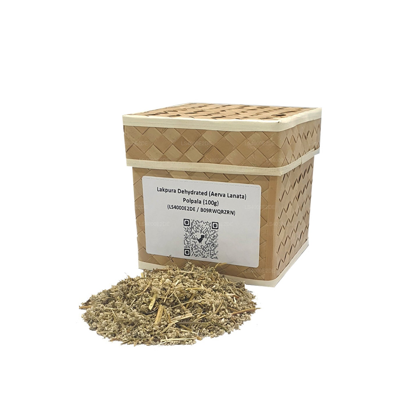 Lakpura Dehydratiserad (Aerva Lanata) Polpala (100g) Box