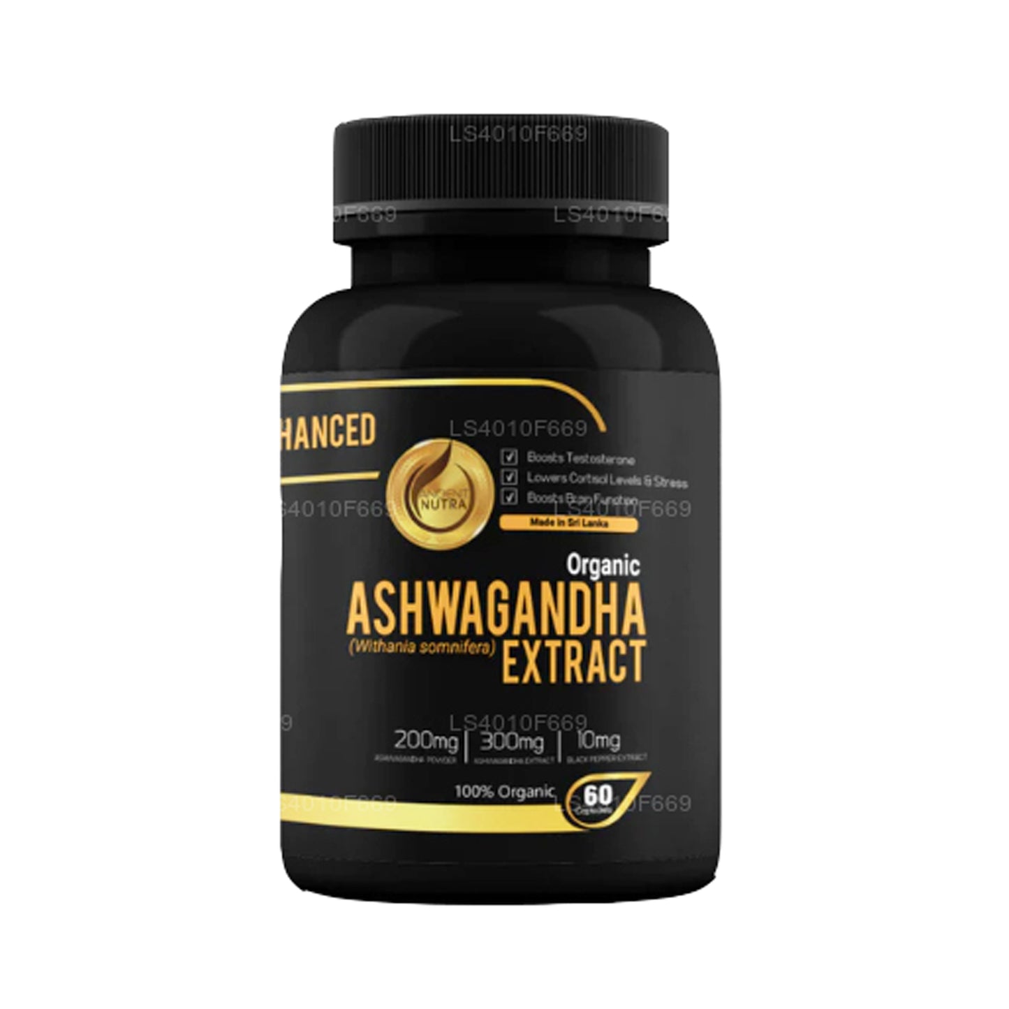 Forntida Nutra Ashwagandha-extrakt (60 kapslar)