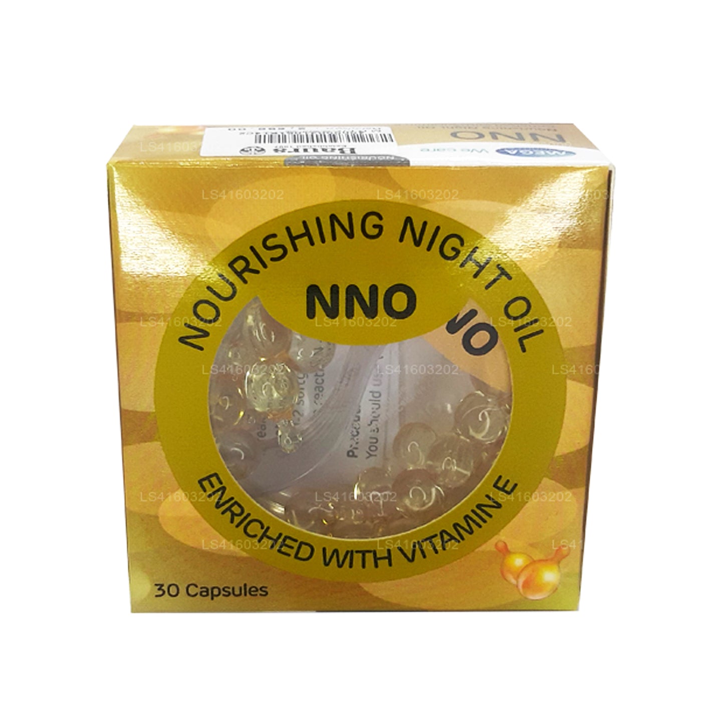 NNO Nourishing Night Oil med vitamin E och jojobaolja (30 Caps)