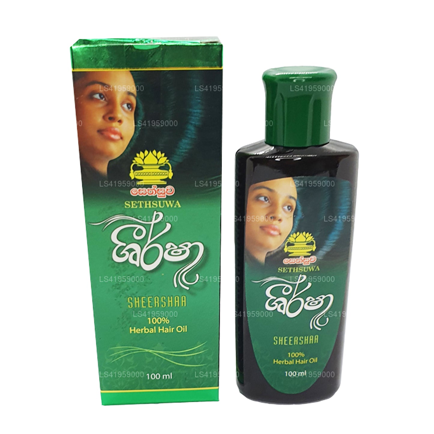 Sethsuwa Sheersha örtolja för hår (100 ml)