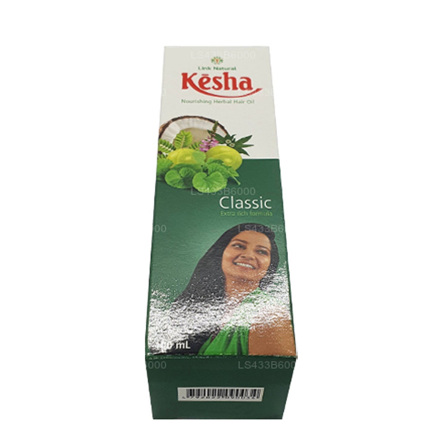 Länk naturlig Kesha närande växtbaserade hårolja (100 ml)