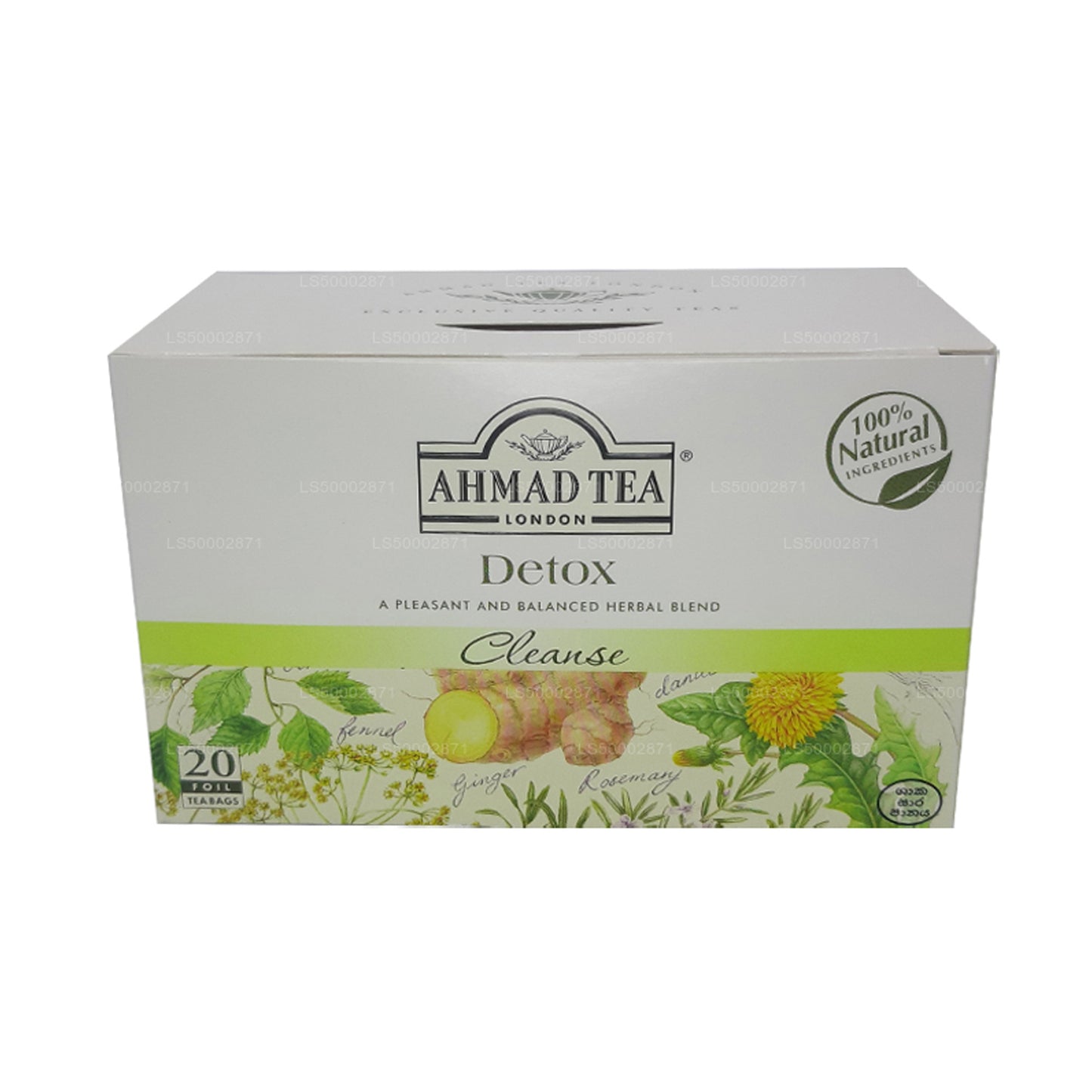 Ahmad Tea Detox Cleanse (20 tepåse)