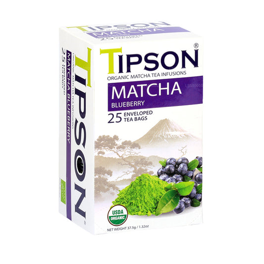 Tipson-te ekologiskt Matcha Blåbär (37,5 g)