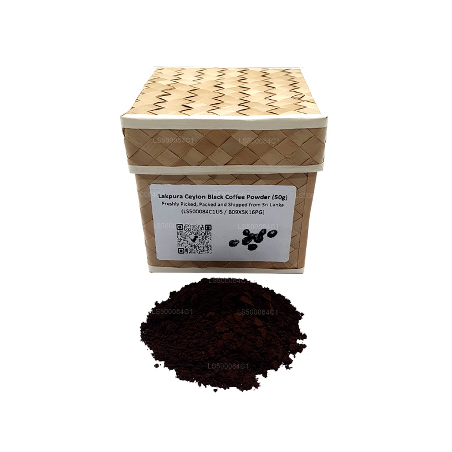 Lakpura Ceylon svart kaffepulver (50g)