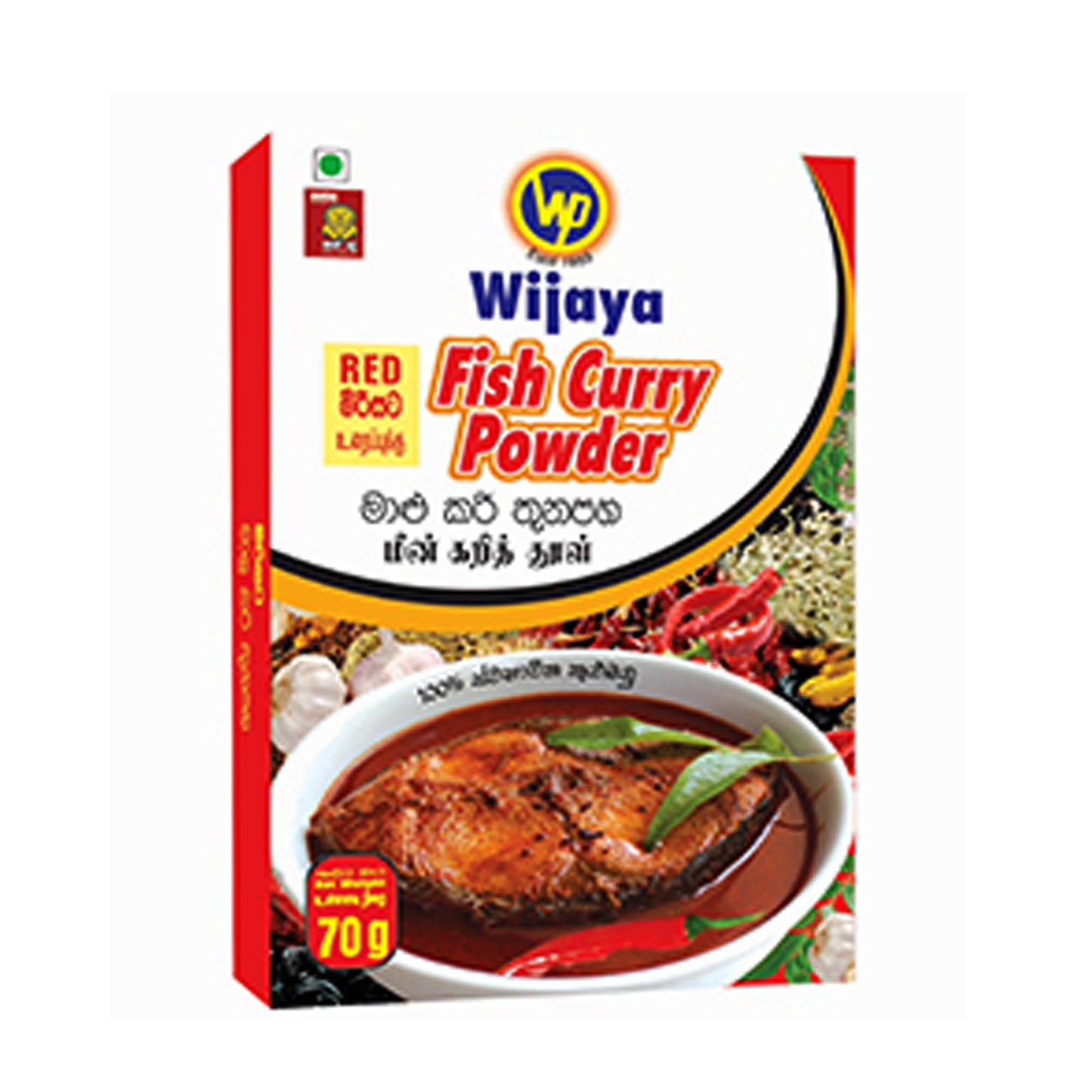 Wijaya fiskcurrypulver (70g)