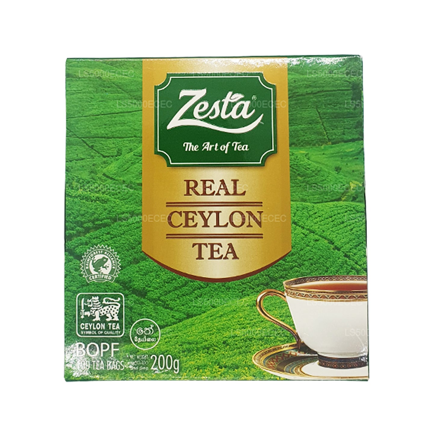 Zesta Real Ceylon te (200g) 100 tepåsar