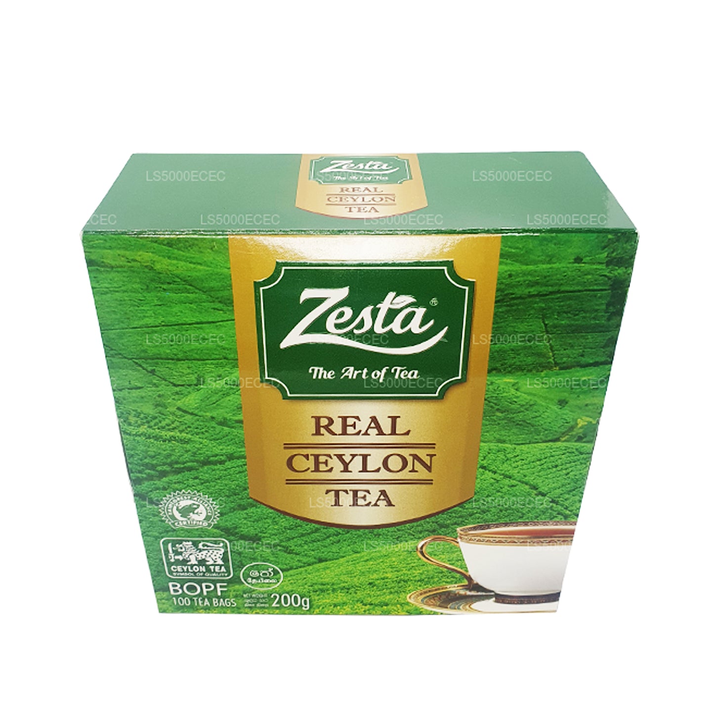 Zesta Real Ceylon te (200g) 100 tepåsar