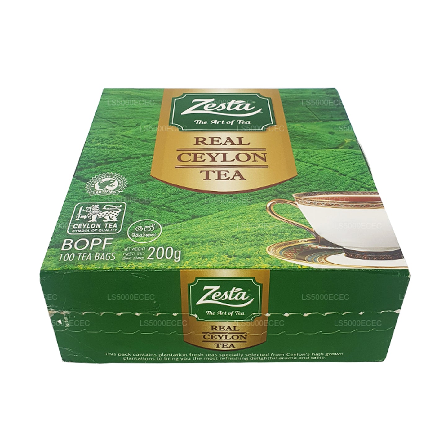 Zesta Real Ceylon te (200g) 100 tepåsar