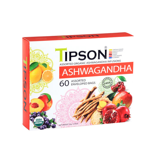 Tipson Te Ekologisk Ashwagandha Blandat (72g)