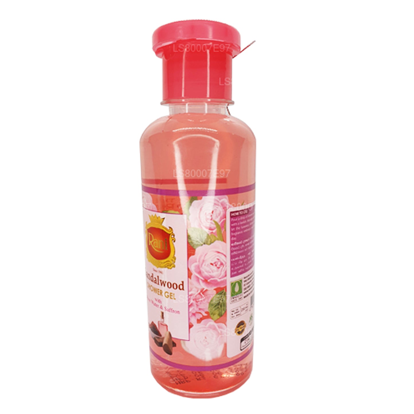 Swadeshi Rani Sandelträ Duschgel Rosvatten och saffran (250 ml)