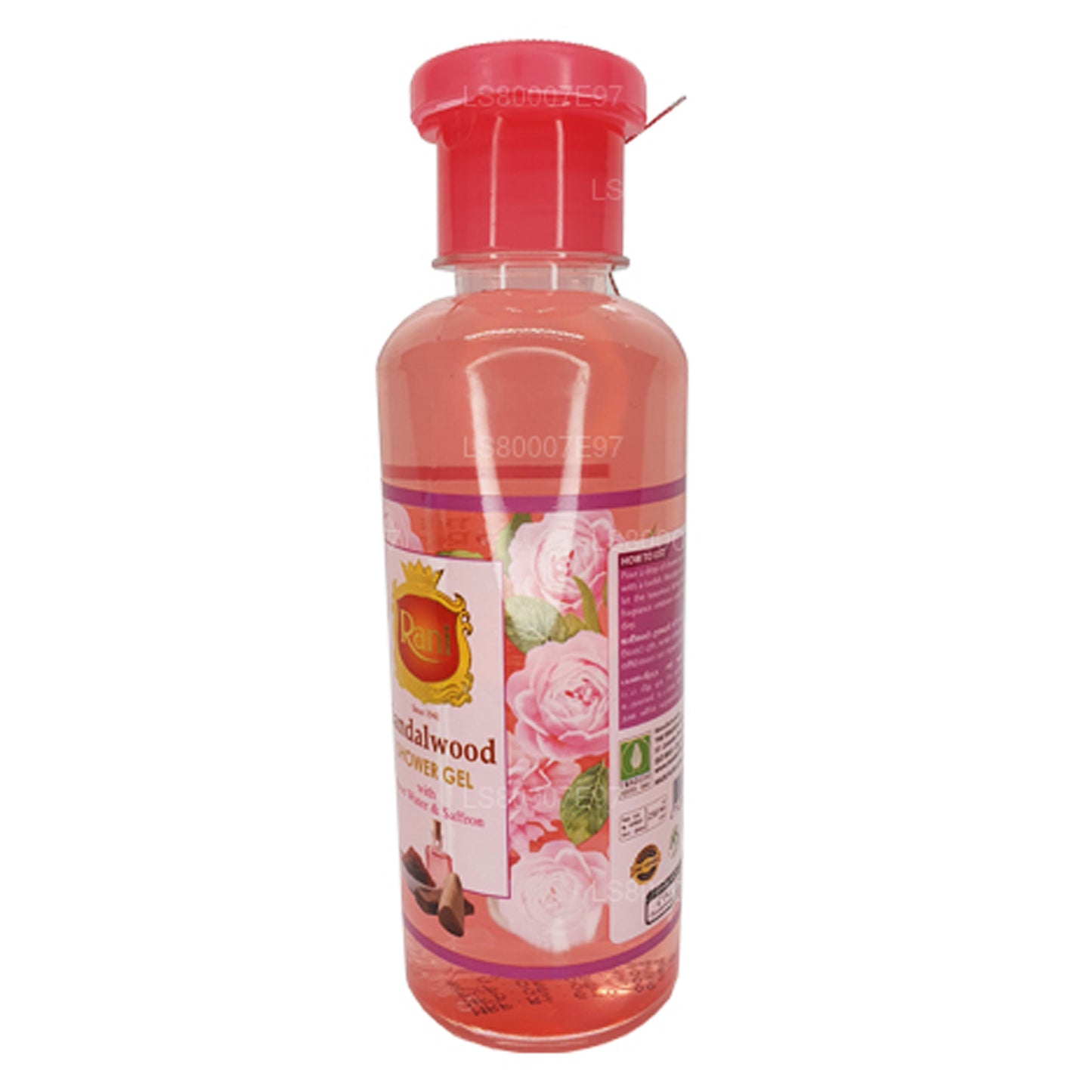 Swadeshi Rani Sandelträ Duschgel Rosvatten och saffran (250 ml)