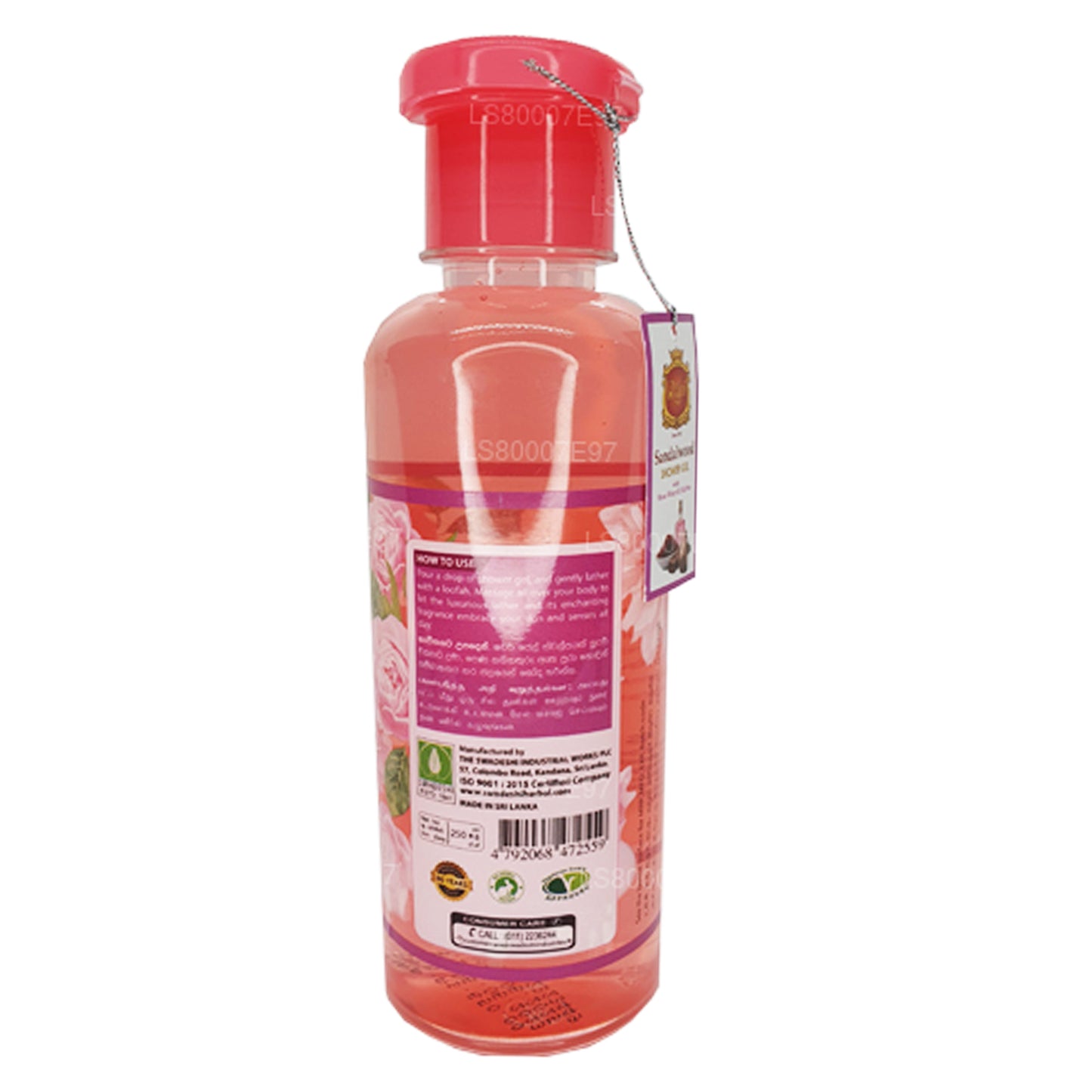 Swadeshi Rani Sandelträ Duschgel Rosvatten och saffran (250 ml)