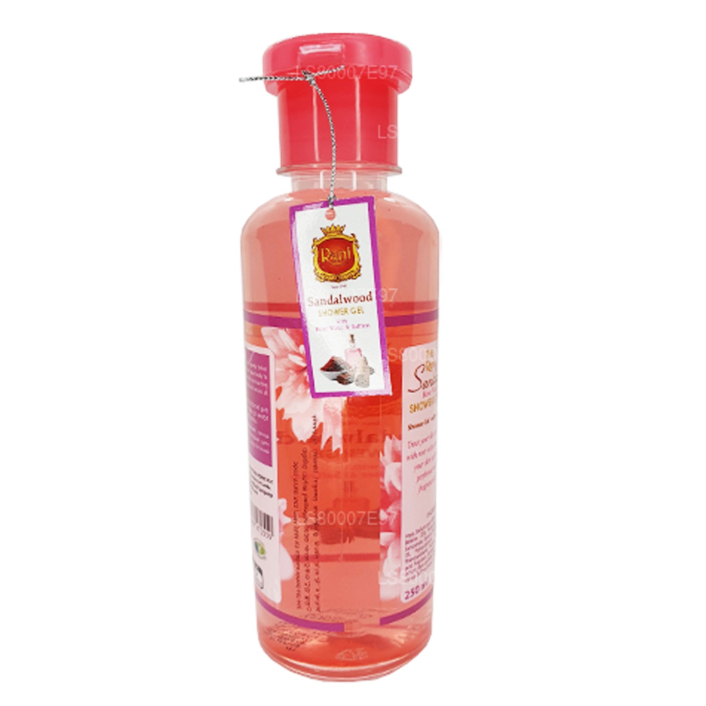 Swadeshi Rani Sandelträ Duschgel Rosvatten och saffran (250 ml)