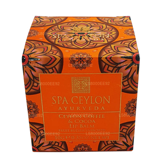 Spa Ceylon Ceylon kaffe och kakao läppbalsam (10g)