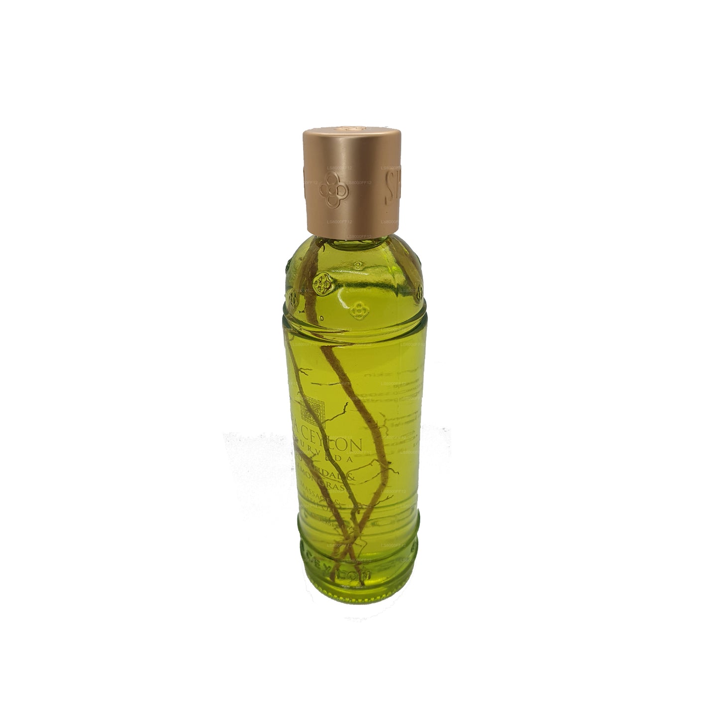 Spa Ceylon Röd Sandal, Citrongräs och Badolja (150ml)