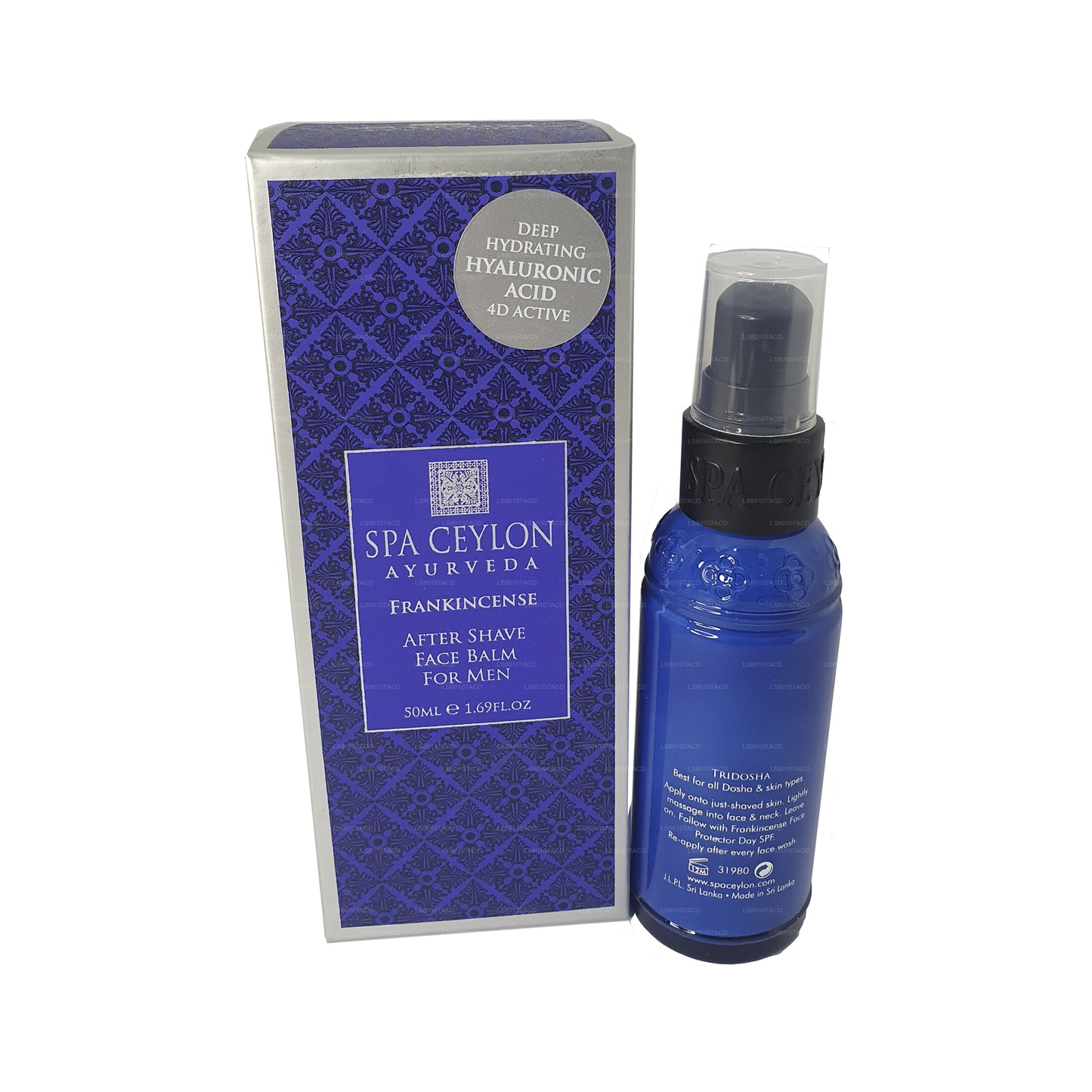 Spa Ceylon rökelse ritualer för män efter rakning ansikte balsam (60ml)