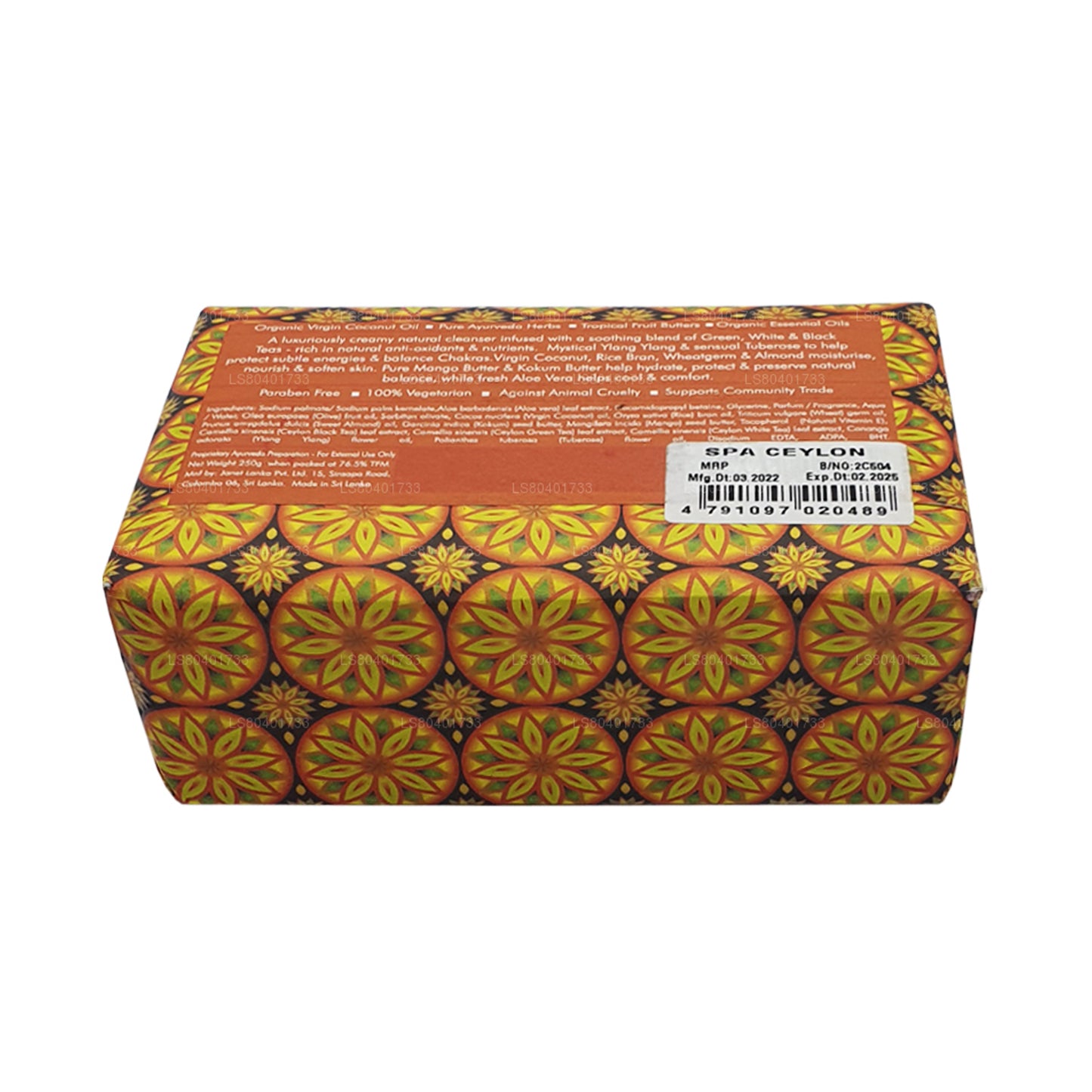 Spa Ceylon Ceylon Te Ylang Lyxig Tvål (250g)