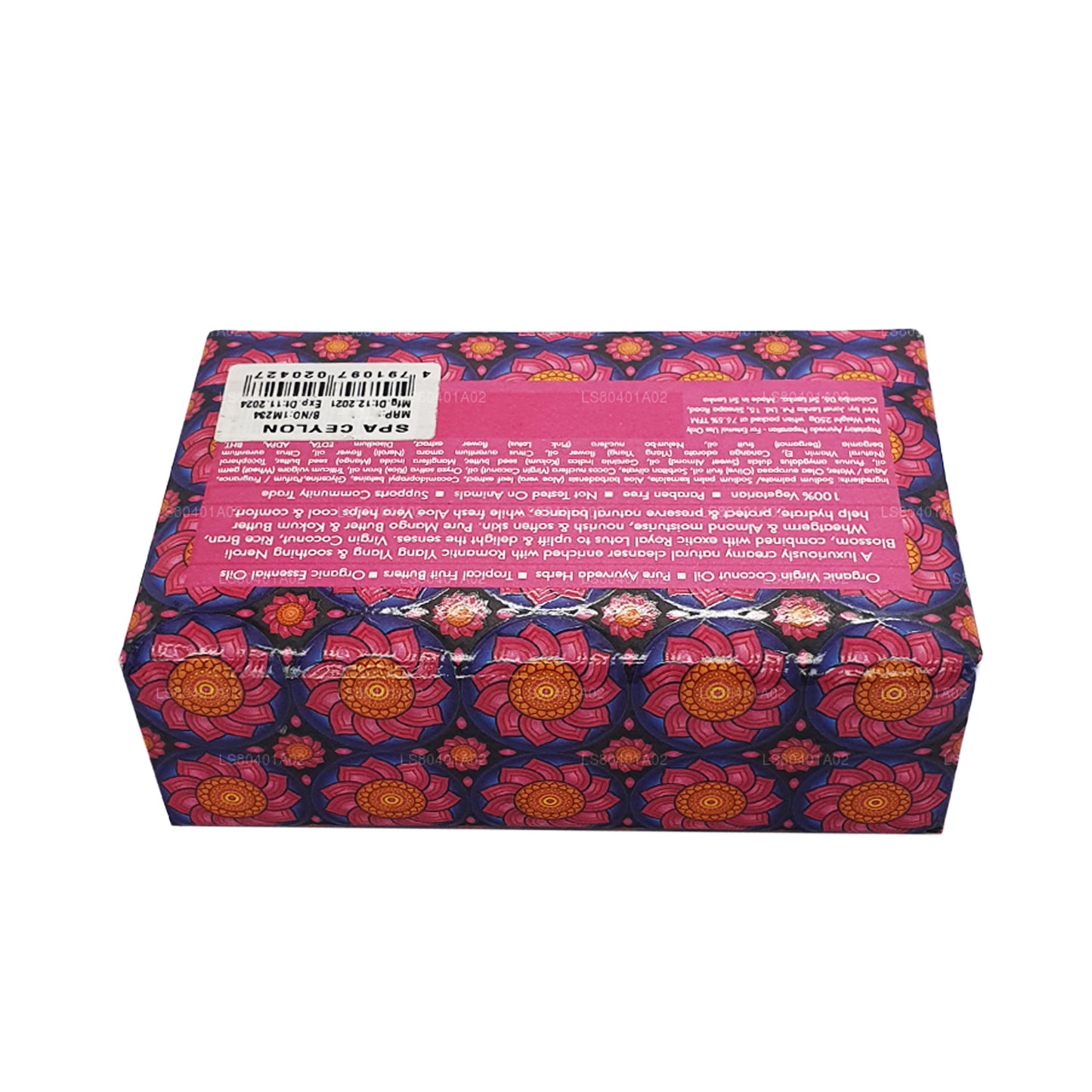 Spa Ceylon Rosa Lotus Mandel Lyx Tvål (250g)