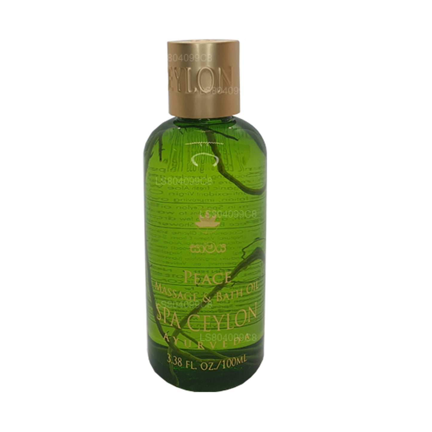 Spa Ceylon Peace Massage och badolja (100ml)