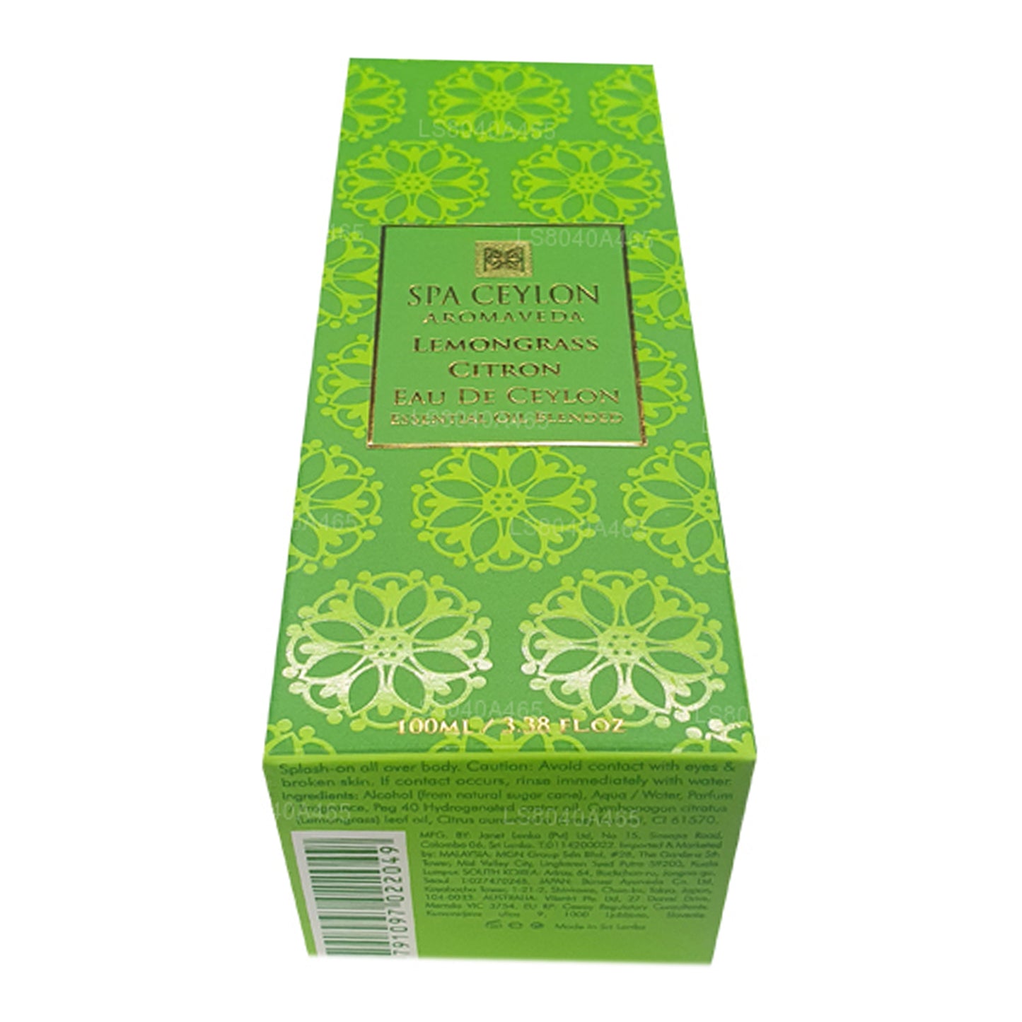 Spa Ceylon Citrongräs Citron Eau De Ceylon (100ml)