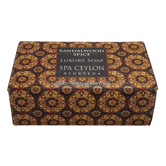 Spa Ceylon Sandelträ Spice Lyx Tvål (250g)