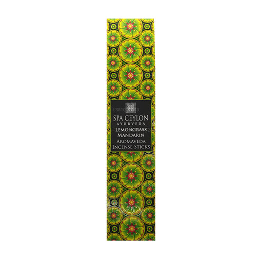 Spa Ceylon Citrongräs Mandarin Aromaveda 30 Rökelsepinnar