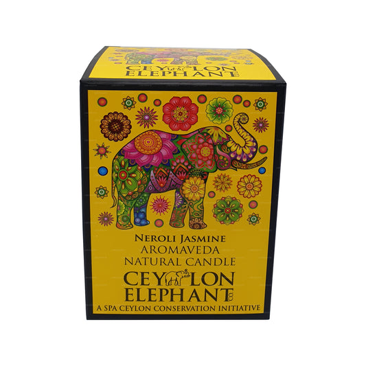 Spa Ceylon Ceylon Elephant Neroli Jasmine - Aromaveda Natural Candle (50g)