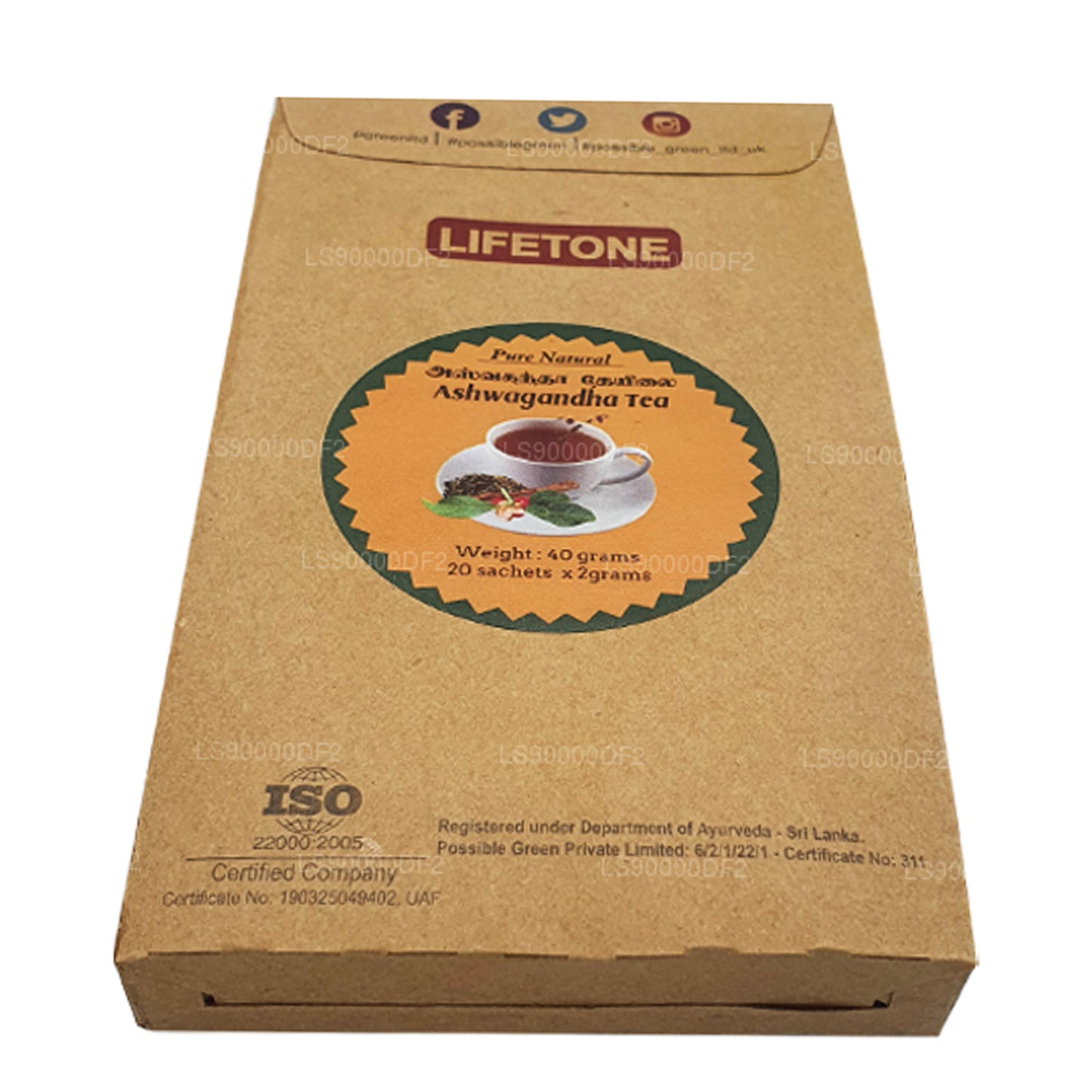 Lifetone Ashwagandha Te (40g)