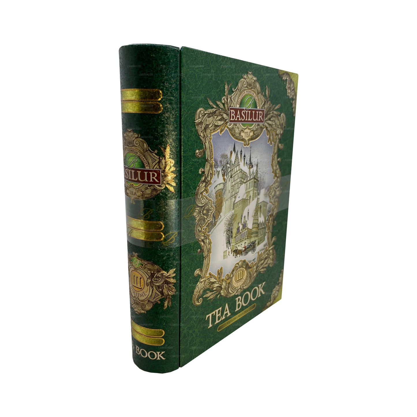 Basilur Tea Book ”Te Book Volym III - Grön” (100g) Caddy