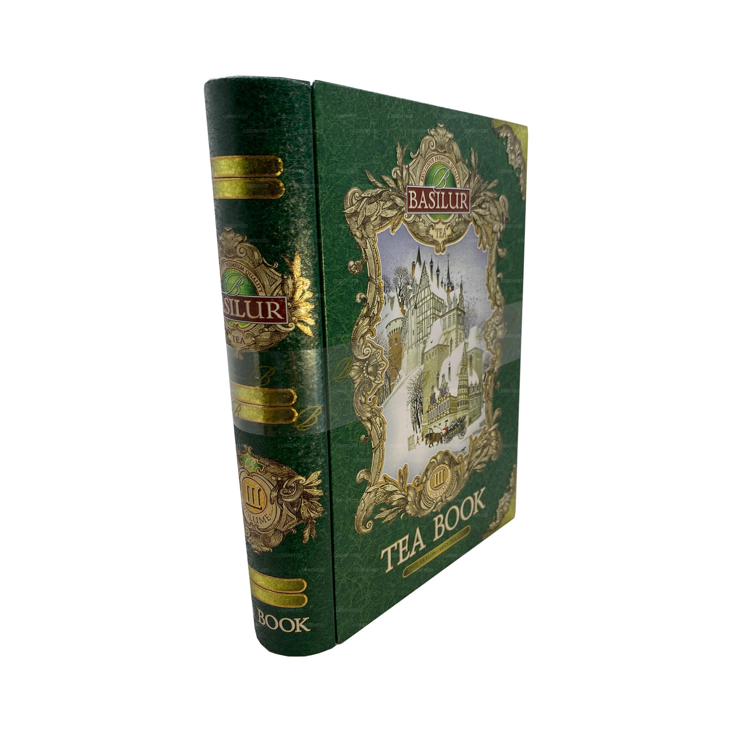 Basilur Tea Book ”Te Book Volym III - Grön” (100g) Caddy