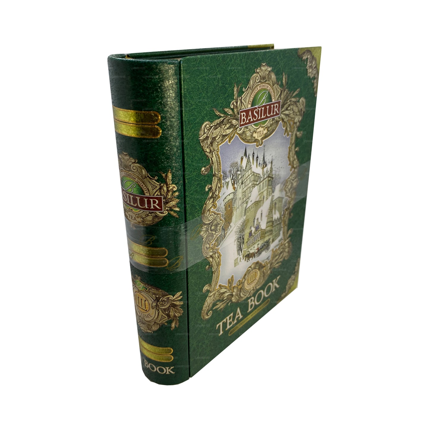 Basilur Tea Book ”Te Book Volym III - Grön” (100g) Caddy