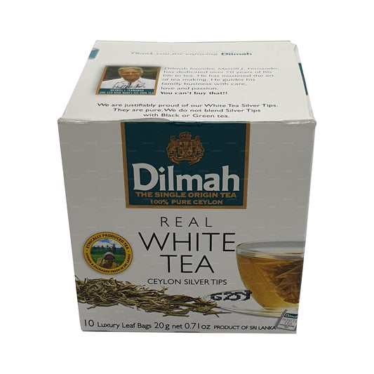 Dilmah Real Vitt Te Ceylon Silver Tips (20g) 10 tepåsar
