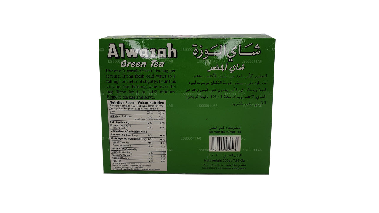 Alwazah Grönt te 100 tepåsar (200g)