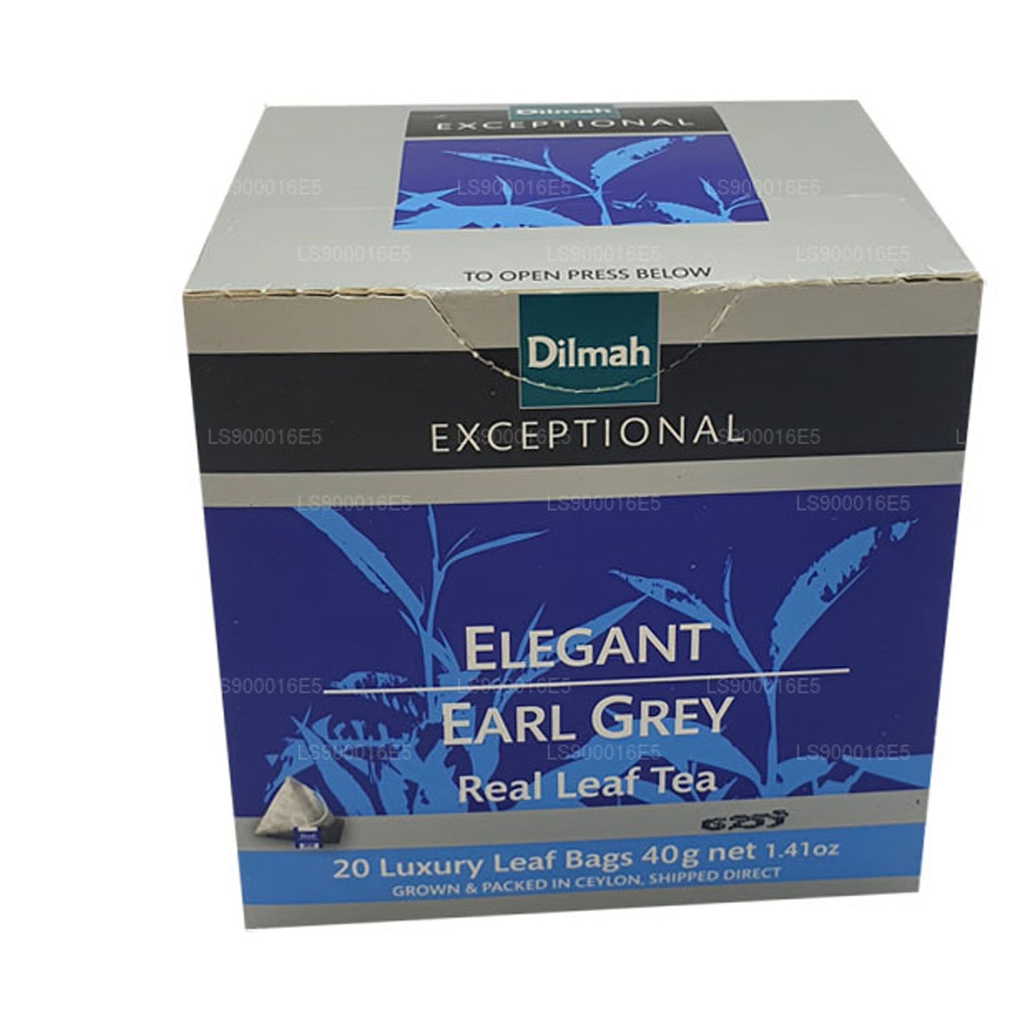 Dilmah Exceptionellt Elegant Earl Grey Real Leaf Tea (40g) 20 tepåsar