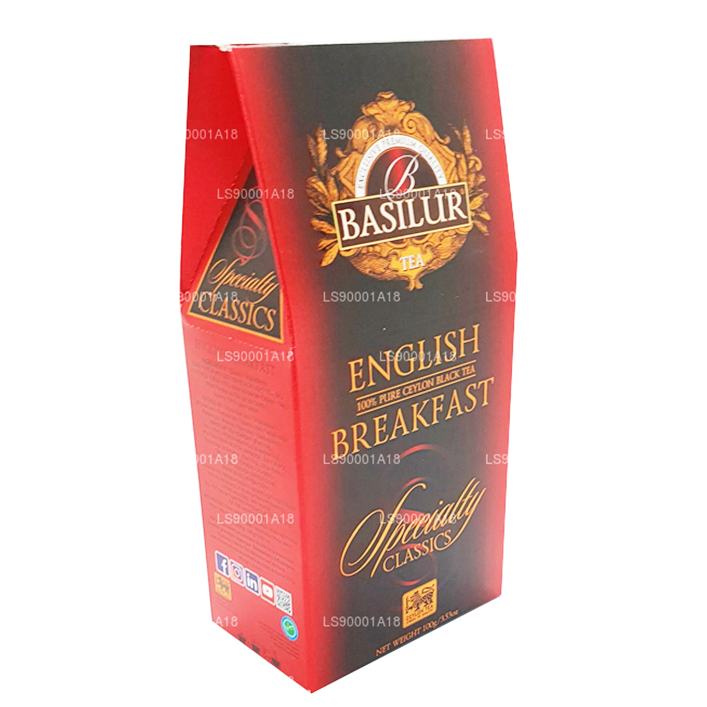 Basilur Specialty Classics engelsk frukost (100g)