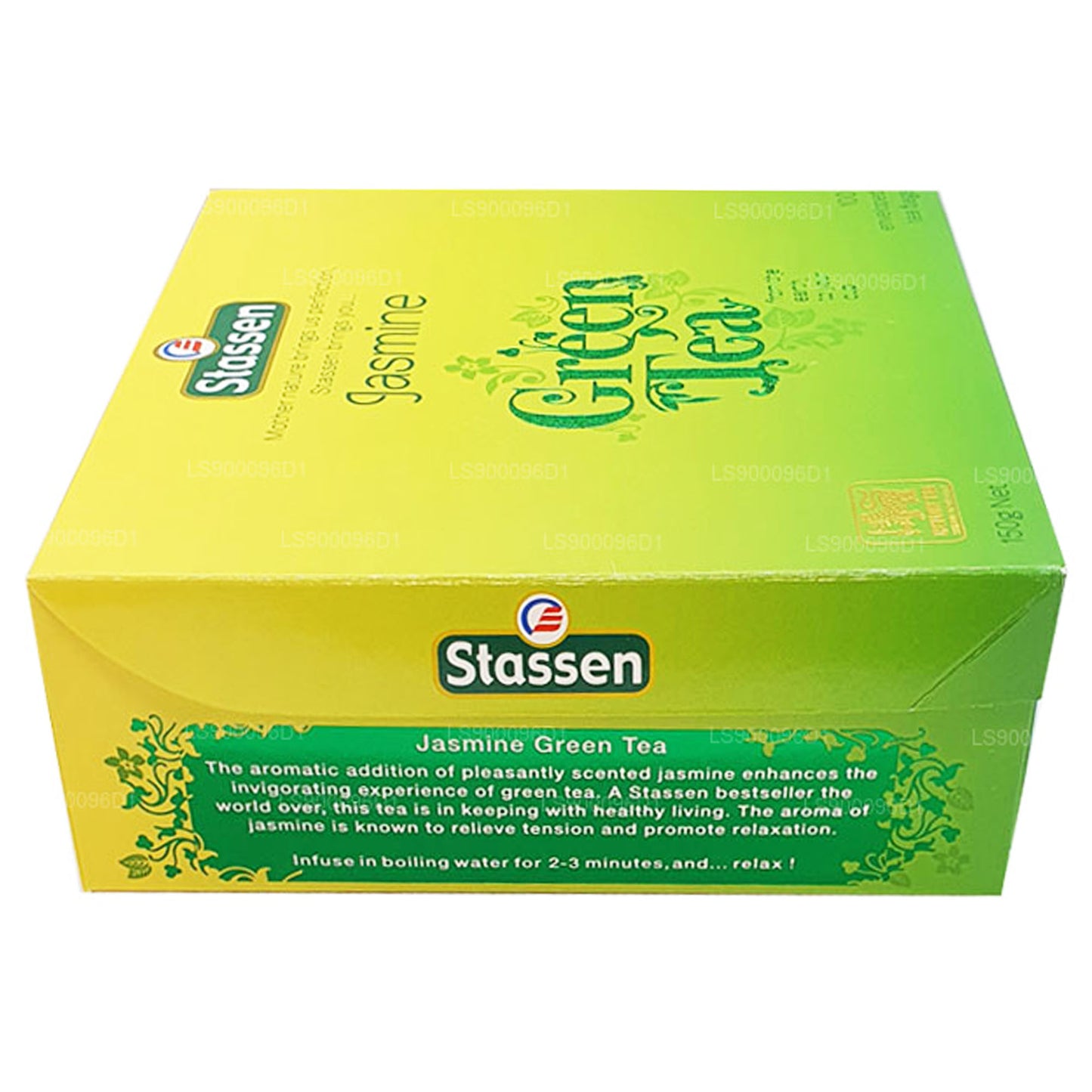 Stassen Jasmine grönt te (150g) 100 tepåsar