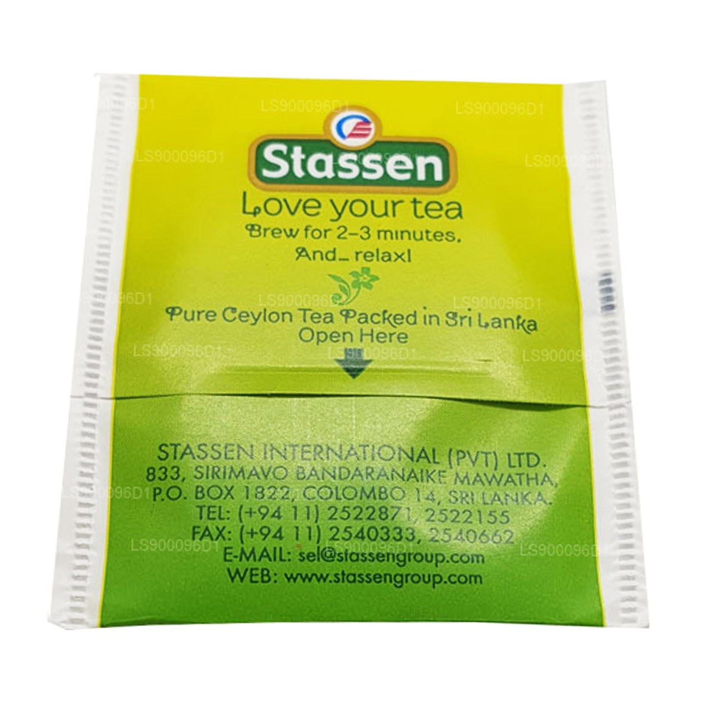 Stassen Jasmine grönt te (37,5 g) 25 tepåsar